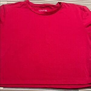 Red Women's Crop Top